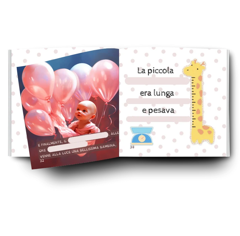 Benvenuta al Mondo! Libro Nascita (LEI), immagine 3 di 4