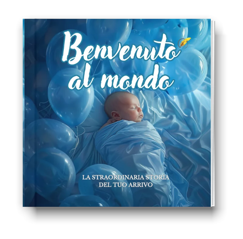 Benvenuto al Mondo! Libro Nascita (Lui), immagine 1 di 4