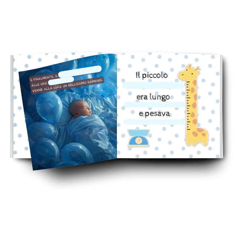 Benvenuto al Mondo! Libro Nascita (Lui), immagine 4 di 4