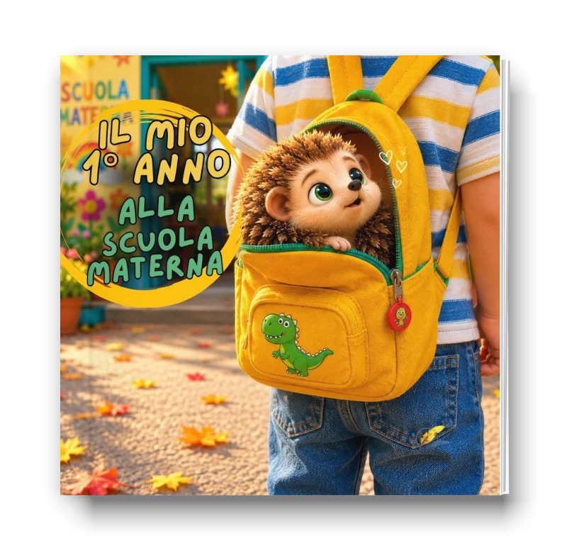 IL MIO PRIMO ANNO ALLA SCUOLA MATERNA (versione maschile), immagine 1 di 3