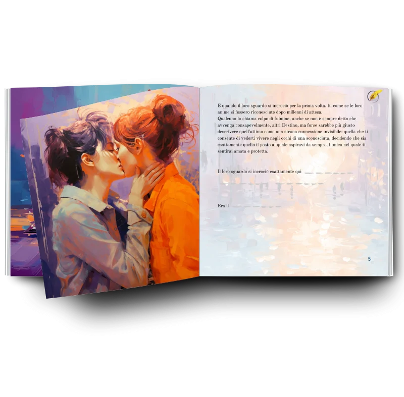 Io e Te come un romanzo-Libro personalizzabile per coppie, immagine 2 di 3