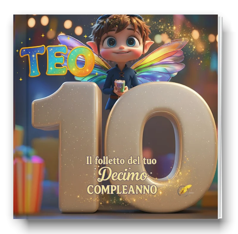Teo, il folletto del tuo decimo compleanno, immagine 1 di 4