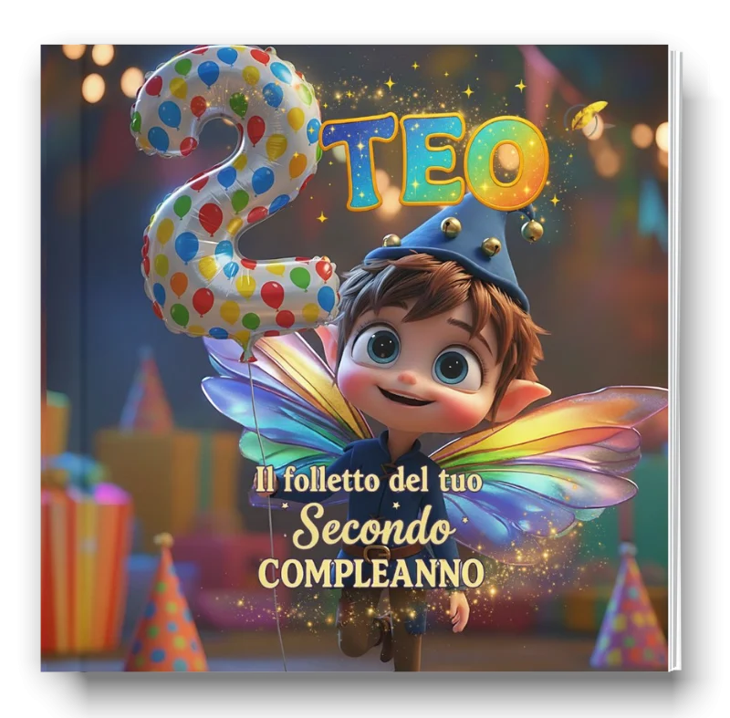 Teo, il folletto del tuo secondo compleanno, immagine 1 di 4
