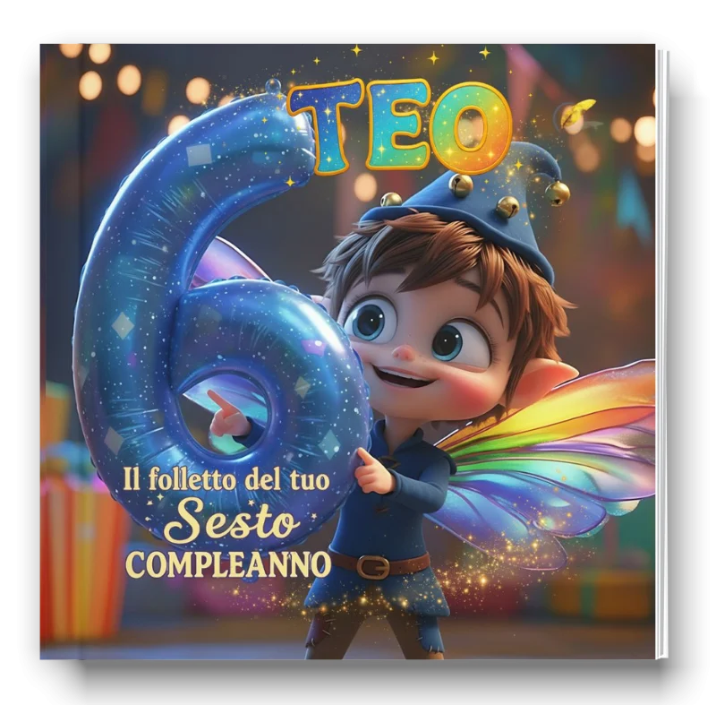 Teo, il folletto del tuo sesto compleanno, immagine 1 di 4